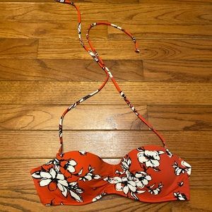 Japanese Blossom Print Bathing Suit Top
